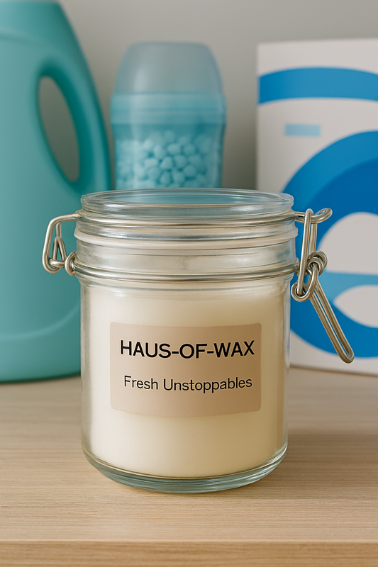 Fresh Unstoppable Luxury scented large candle mason jar